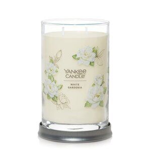 Yankee Candle WHITE GARDENIA 20 oz Large Double Wick Jar Candle New